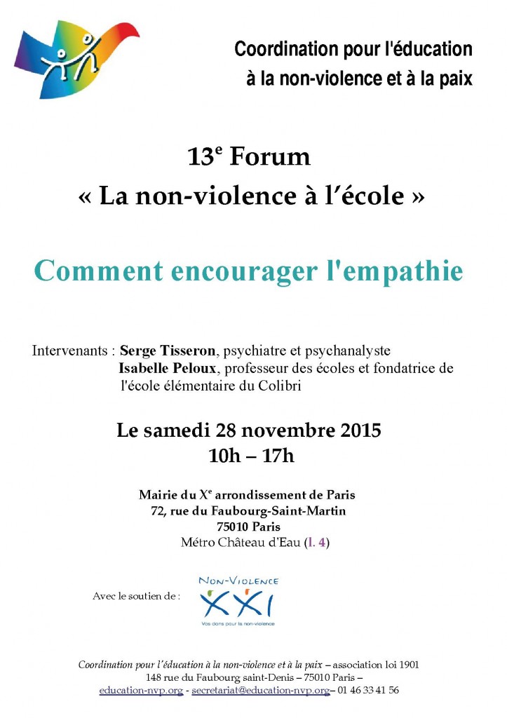 Affiche Forum 2015