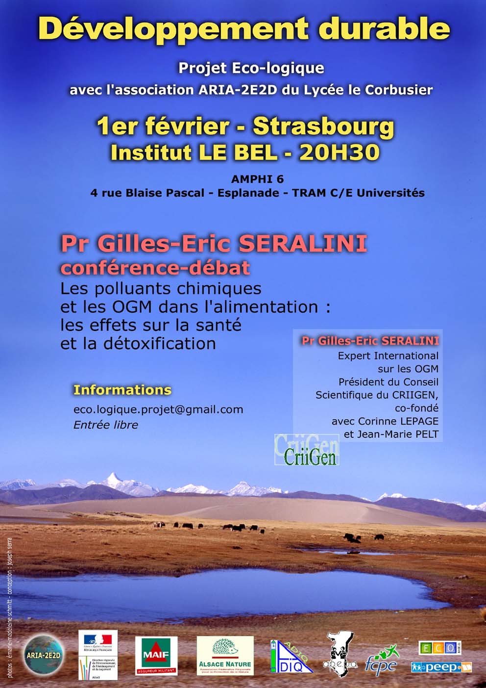 Affiche - SERALINI - STRASBOURG reduit 2