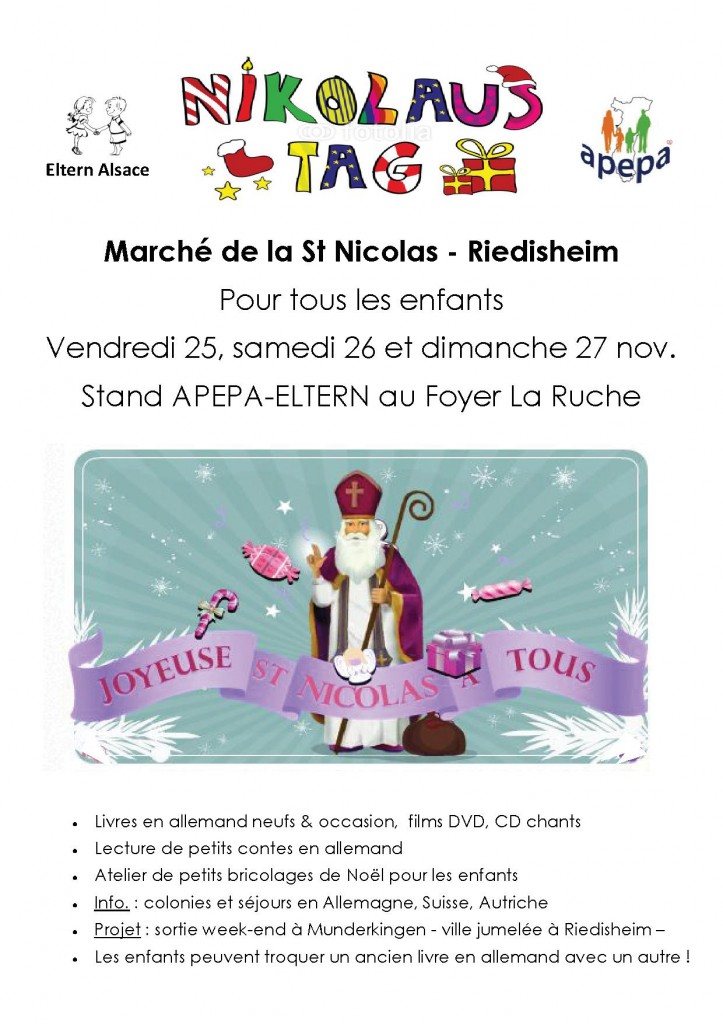 St NICOLAS 2016 - Affiche APEPA-ELTERN