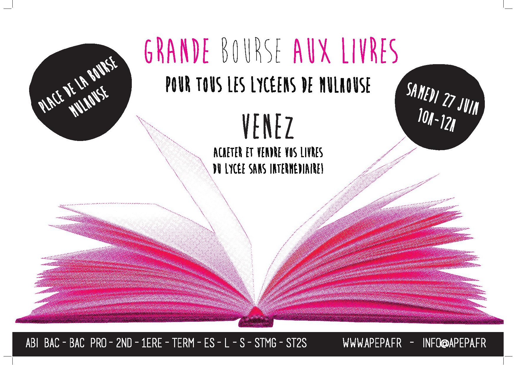 Mulhouse Bourses aux livres Tous lycées ! | www.apepa.fr